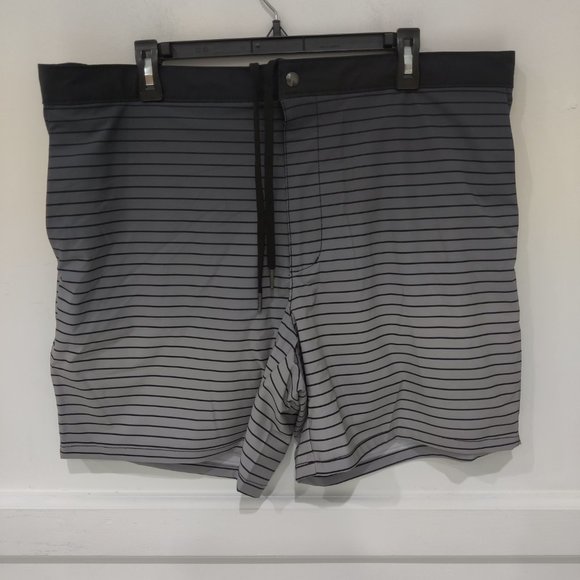 Lands' End Shorts Nwt Lands End Mens 7 Sunset Swim Beach Shorts Hybrid Swim Trunks 7 Kk263